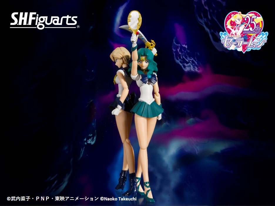 S.H.Figuarts セーラーウラヌス -Animation Color Edition- / セーラーネプチューン -Animation  Color Edition-：美少女戦士セーラームーン 30周年プロジェクト公式サイト